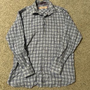 Tommy Bahama Blue Casual Button Down Shirt